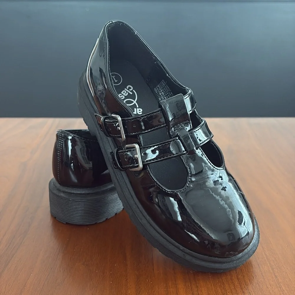 Kids' Eden Mary Jane Flats - art class™ Black, size 1